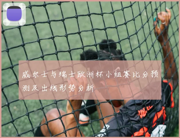 威尔士与瑞士欧洲杯小组赛比分预测及出线形势分析