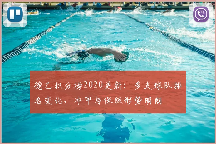 德乙积分榜2020更新：多支球队排名变化，冲甲与保级形势明朗