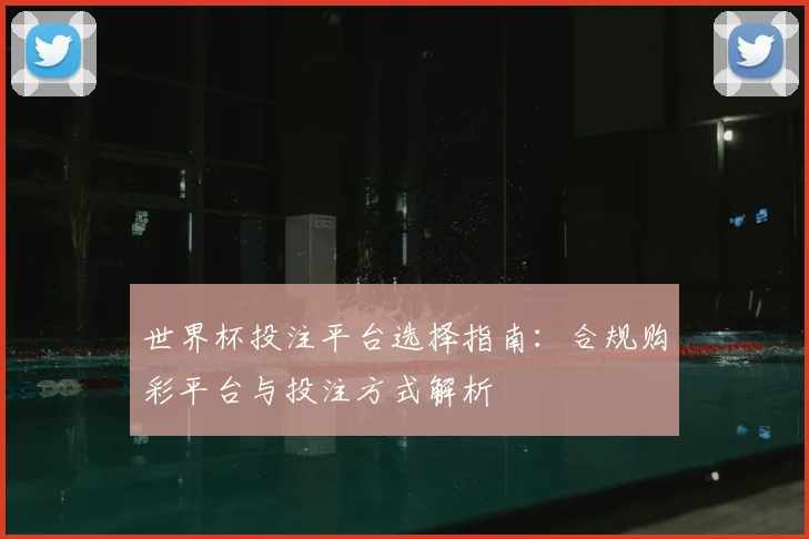 世界杯投注平台选择指南：合规购彩平台与投注方式解析